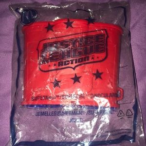 Superman supergirl view finder McDonLad toy collector collectable Justice Leauge